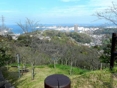 Tsukayama Park overlooking Hemi toward Yokosuka.