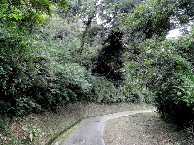 Tsukayama Park walking trail toward Anjinzuka.