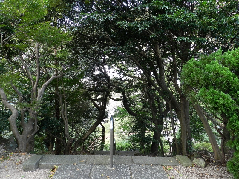 The view from the Monument to Miura Anjin and wife Magome Oyuki.